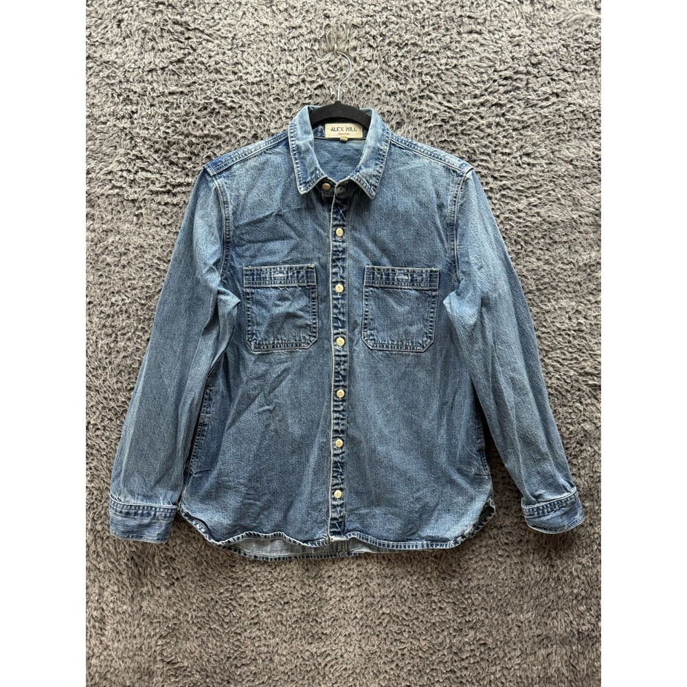 Alex Mill Blue Denim Shirt Jacket